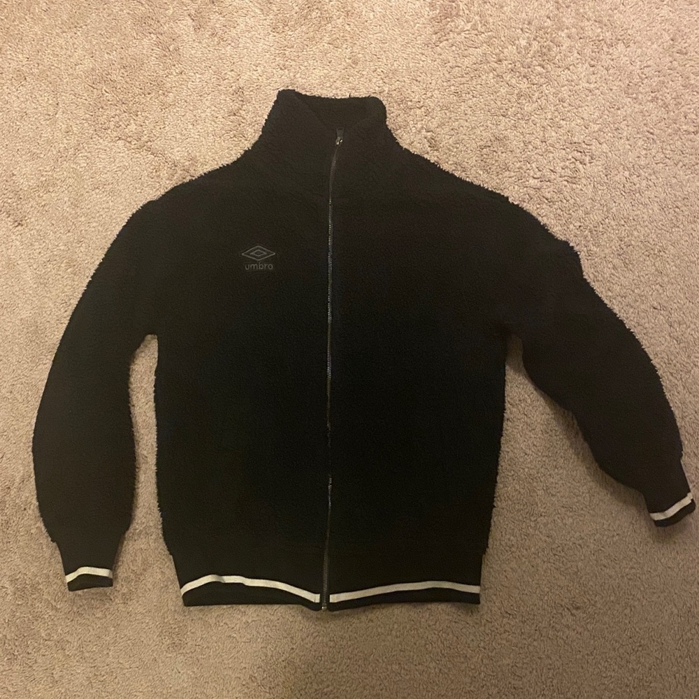 Umbro Sherpa Fleece Zip up Jacket Sz XS
